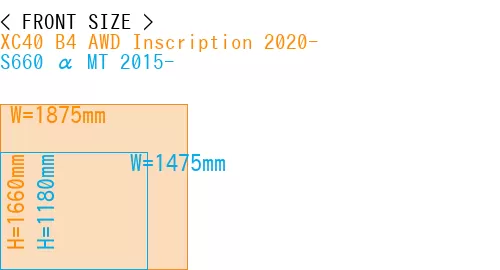 #XC40 B4 AWD Inscription 2020- + S660 α MT 2015-